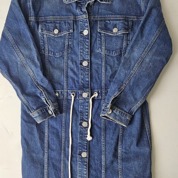 Hudson Denim Drawstring Dress - Size XS - Picture 6 of 6